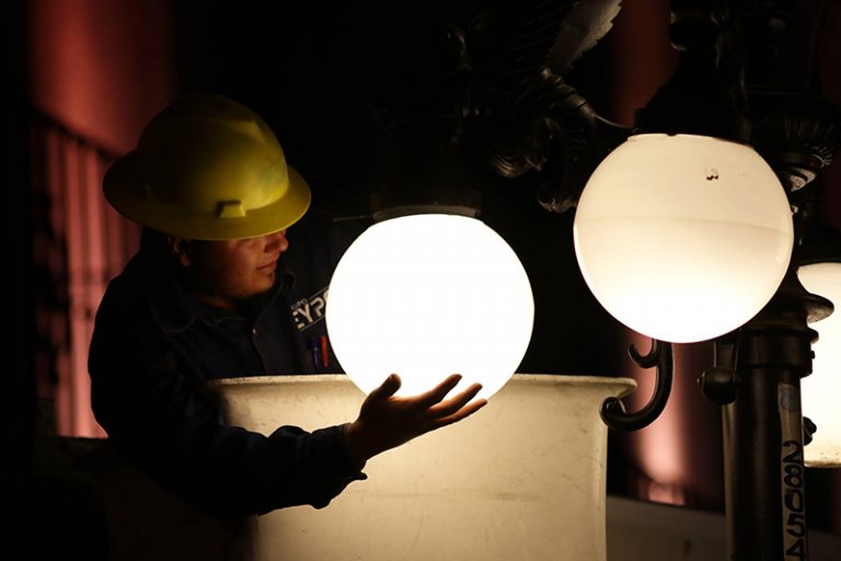 Por: Cortesía El presidente municipal de Puebla  pide reportar las zonas sin iluminación