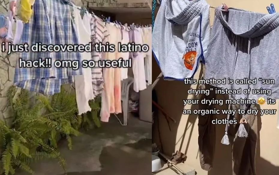 "Problemas de primer mundo": Mujer descubre que puede secar la ropa al sol sin usar secadora (Vídeo)