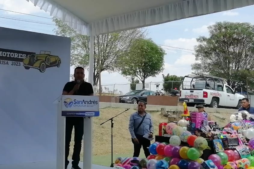 Aporta “Prende Motores por una sonrisa 2023” decenas de juguetes para pequeños sanandreseños