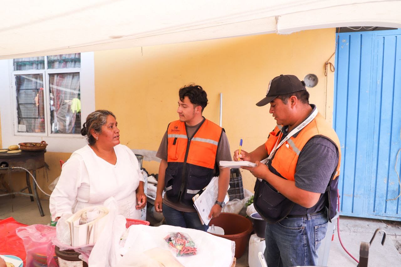 Comunicado oficial Supervisan gobiernos de San Andrés y San Pedro Cholula normativa de PC en tianguis de Lázaro Cárdenas