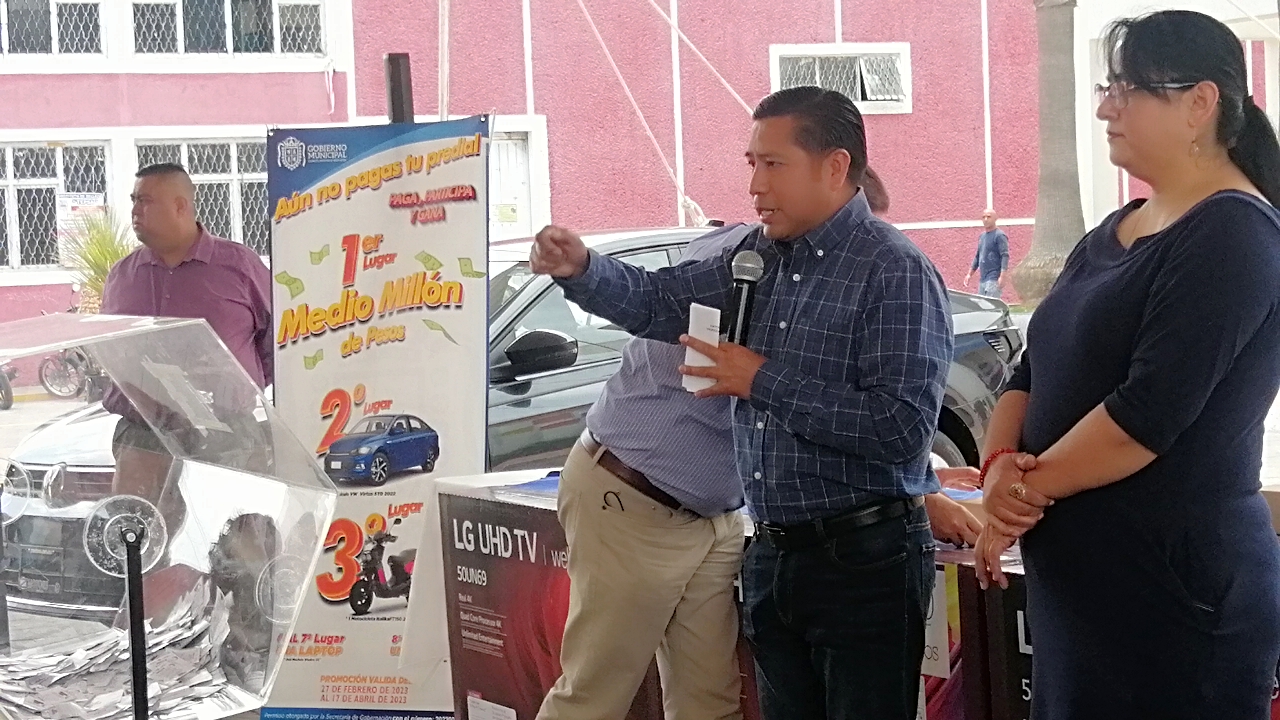 Celebra sorteo “Predial Cuautlancingo 2023”