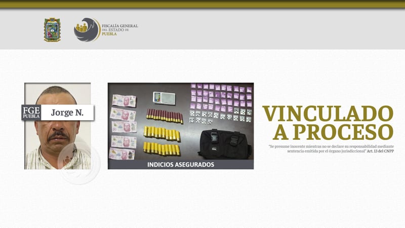 Por: Cortesía Detienen a Jorge N. en Huaquechula con droga y un arma de fuego