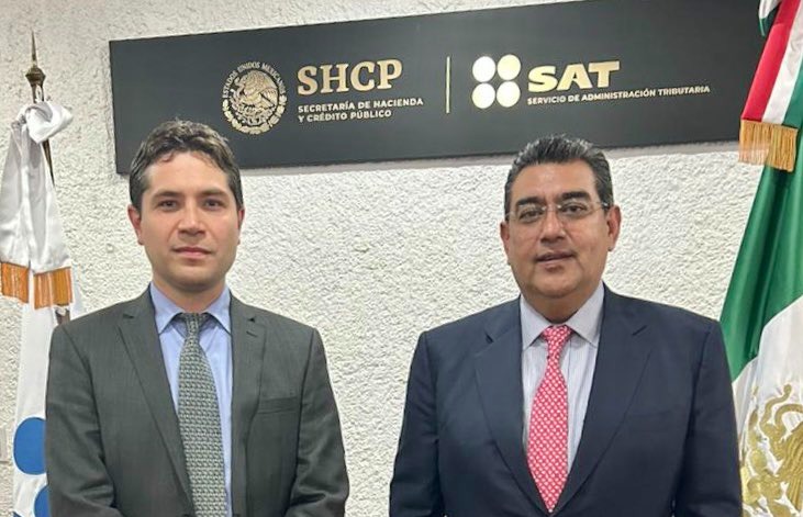 Céspedes se reúne con titular del SAT tras pago millonario por litigio