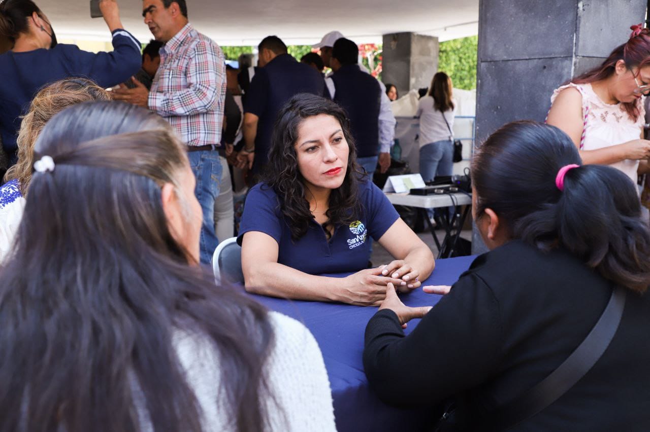 Comunicado oficial Llegan los servicios municipales al barrio de Santiago Xicotenco en la cabecera municipal