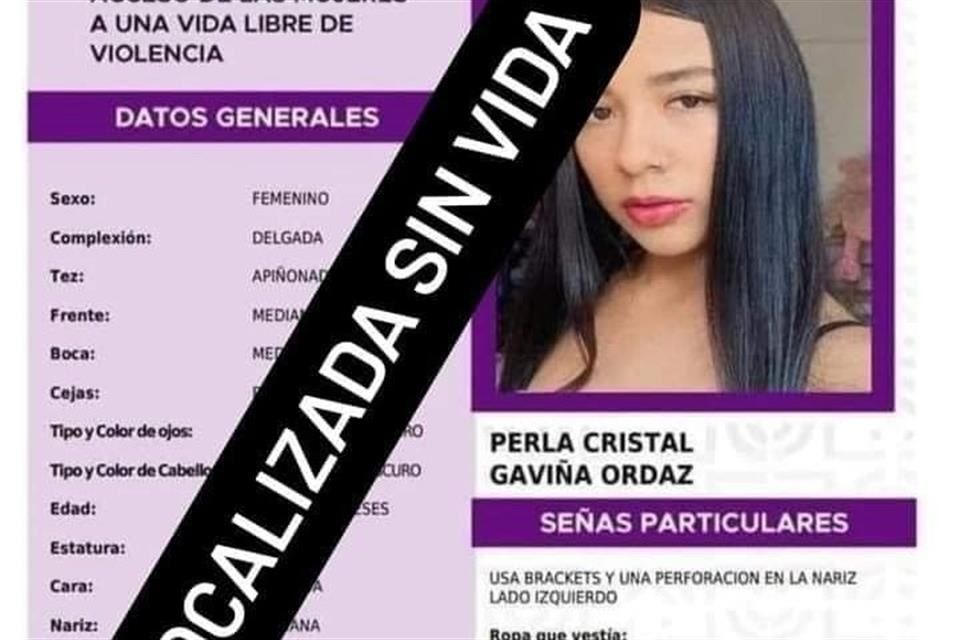 Por: Cortesía El feminicidio de Perla Cristal: Protestas e inconsistencias. ¿Fueron sus “amigos”?