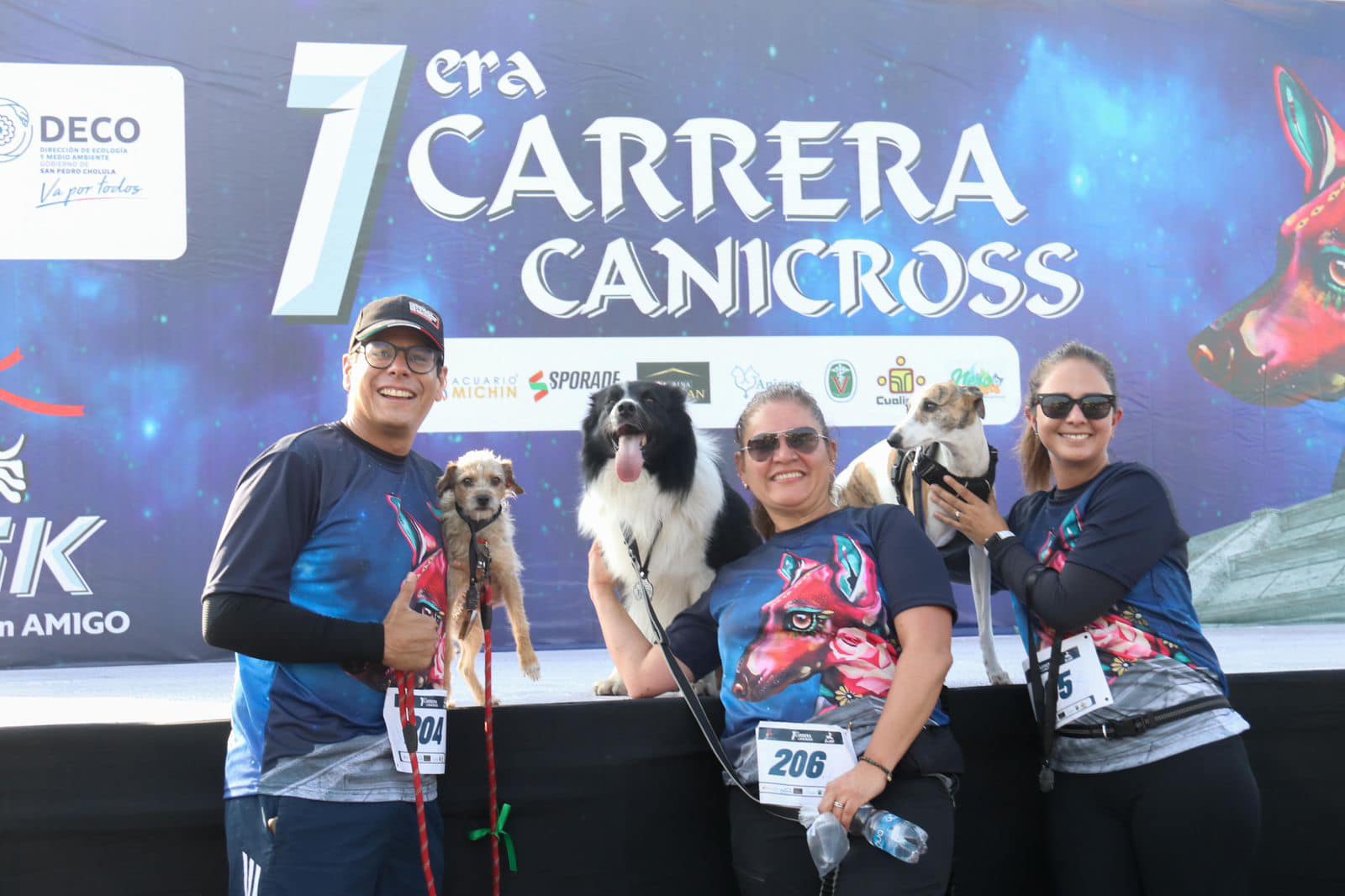 Un éxito primera edición “Canicross 2023” efectuada en San Pedro Cholula