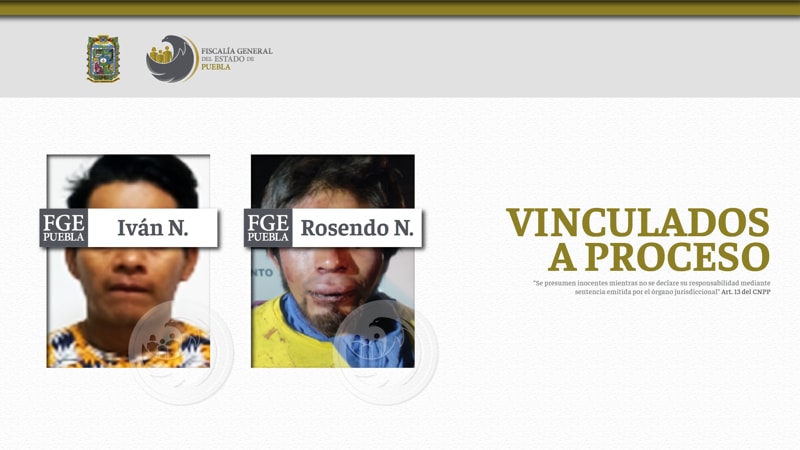 Por: Cortesía Iván N. y Rosendo N. son enviados por cometer abuso sexual en contra de menores en Tehuacán