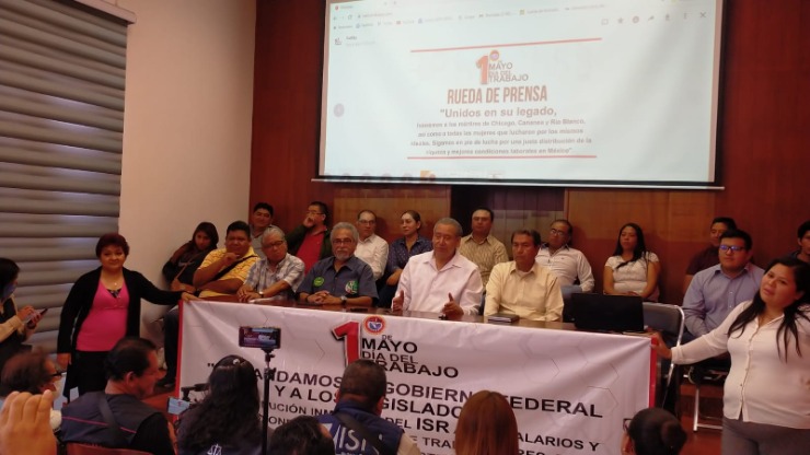 Por: Cortesía Sergio Céspedes marchará con la CTM el Día del Trabajo