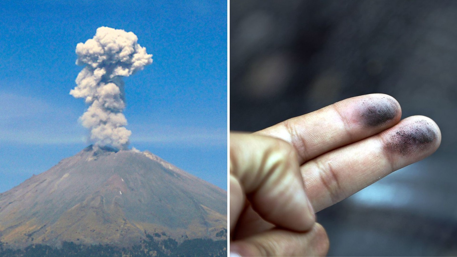 Por: Cortesía Qué hacer con la ceniza del Popocatépetl: ¿Es dañina?