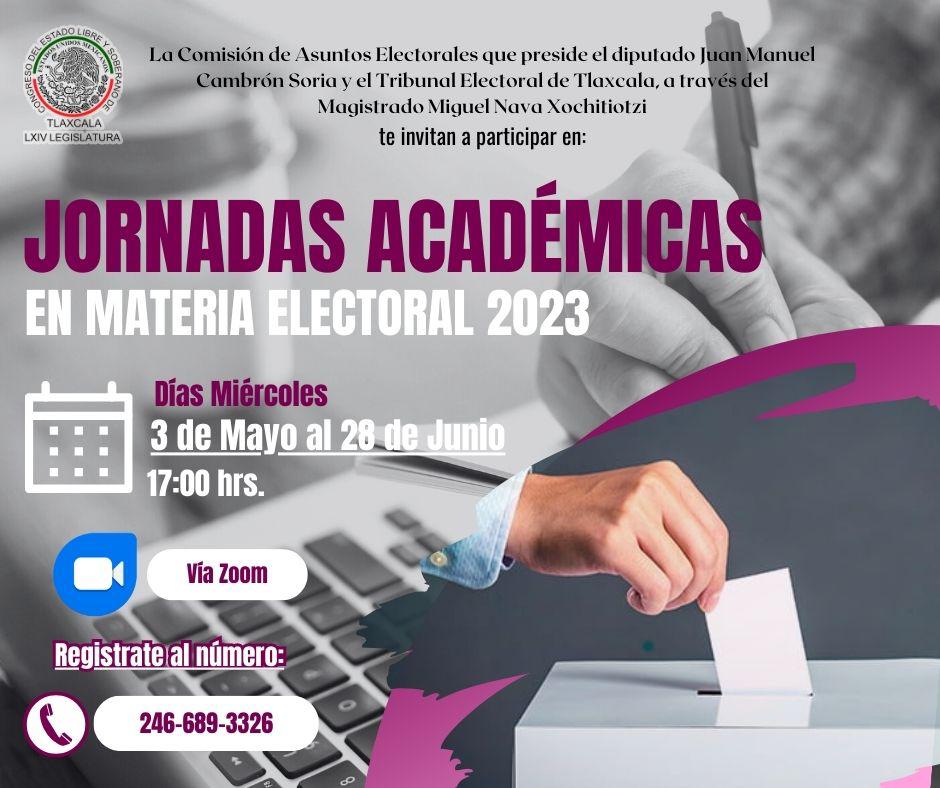 Por: Cortesía El congreso del estado y el TET llevarán a cabo jornadas académicas en materia electoral