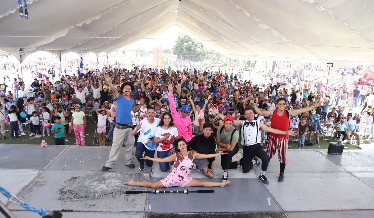 Por: Cortesía Lula Pineda Más de cinco mil pequeños disfrutaron con grandes sorpresas en San Andrés Cholula el “Día del Niño”