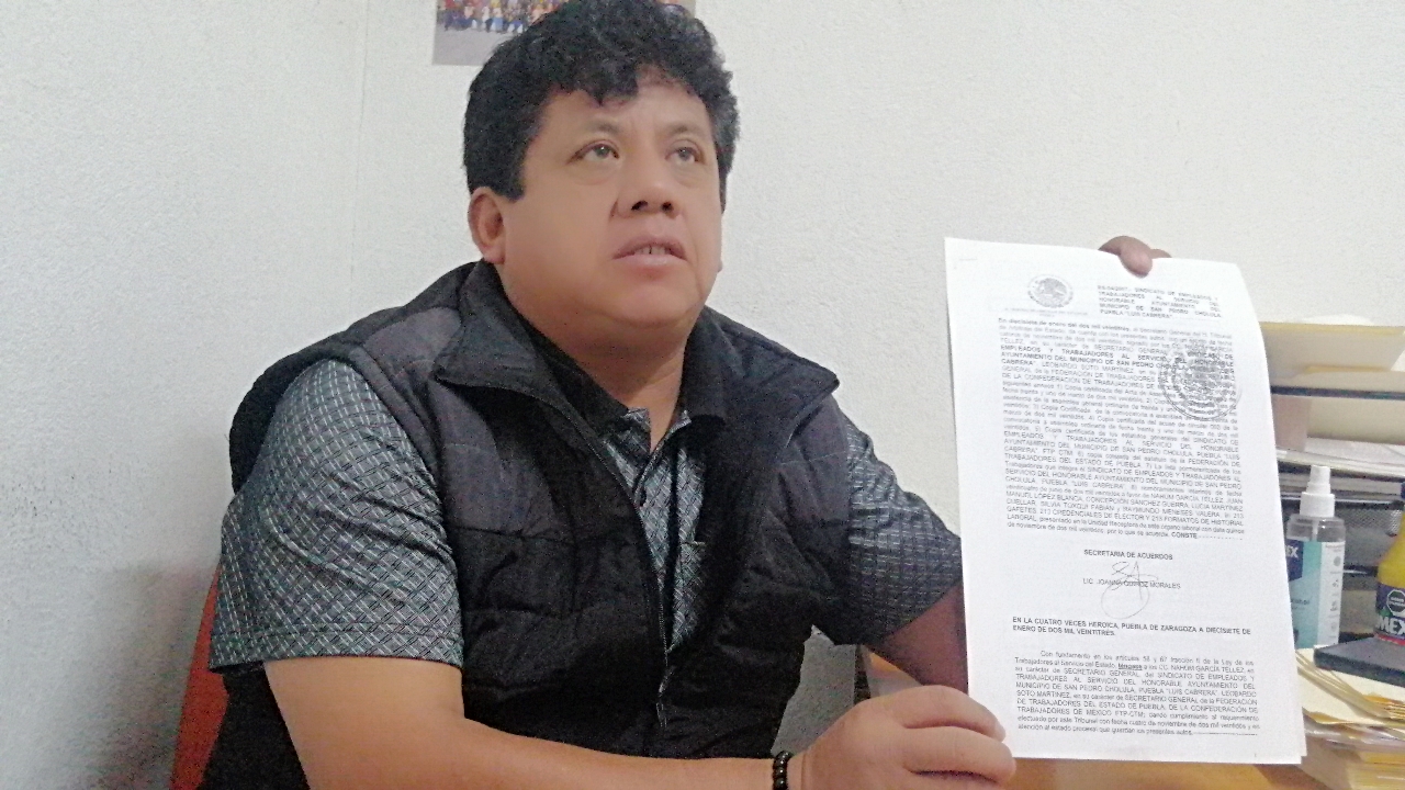 Por: Cortesía Lula Pineda En asamblea acuerdan trabajadores del sindicato “Luis Cabrera” auditoria a Maribel Jiménez