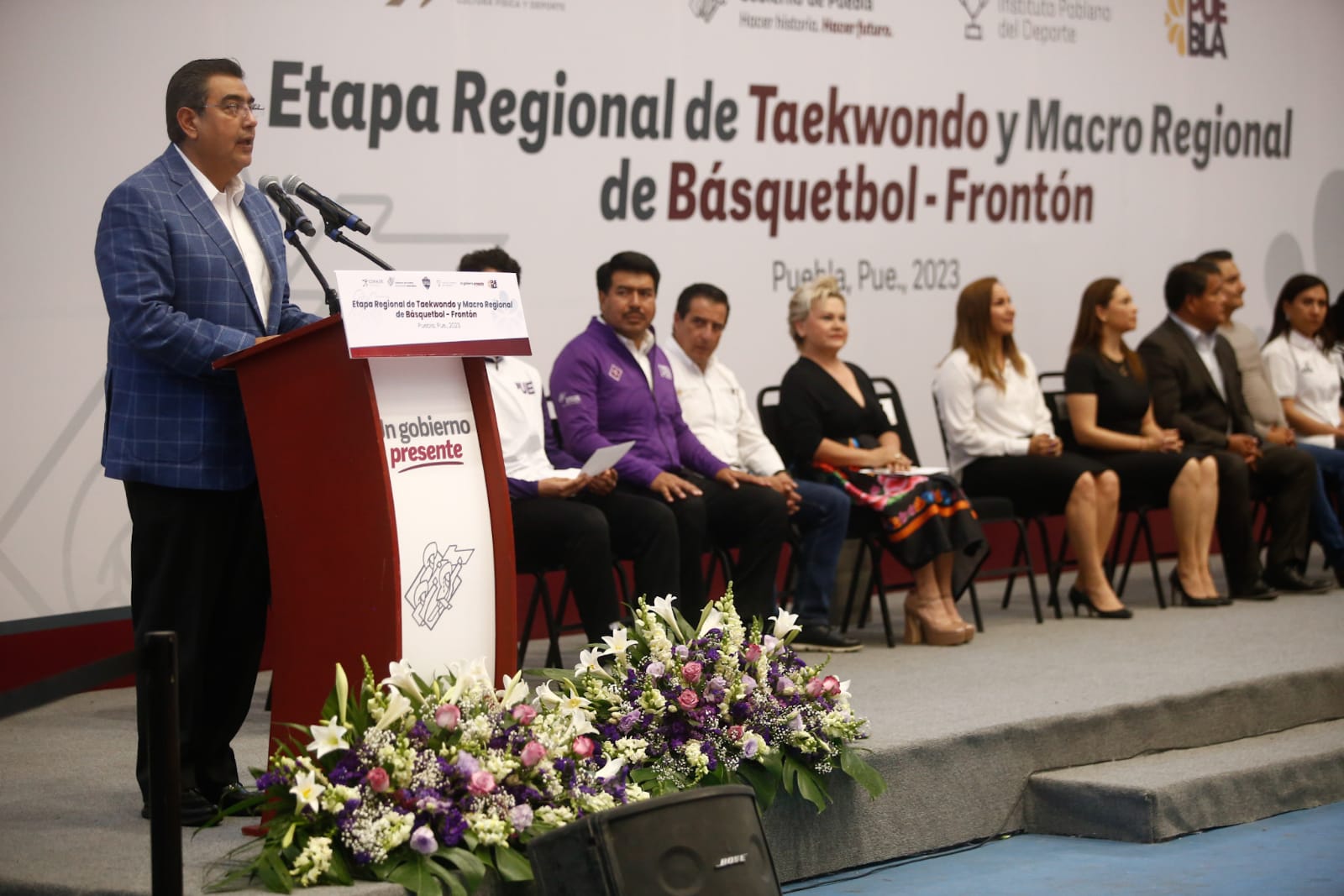 Por: Cortesía Sergio Céspedes inauguró el Macro Regional rumbo a los Nacionales Conade