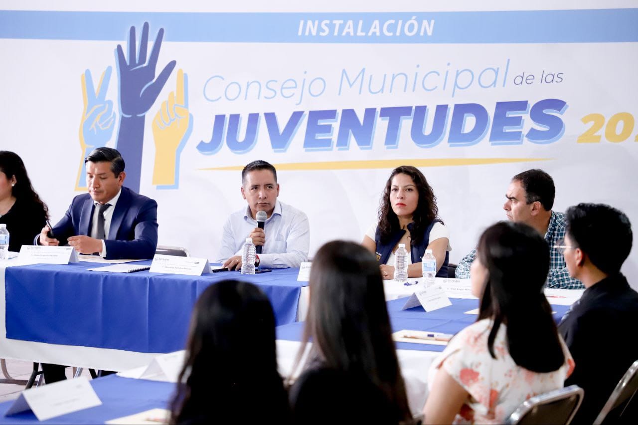 Instala ayuntamiento de San Andrés Cholula el Consejo Municipal de las Juventudes 2023