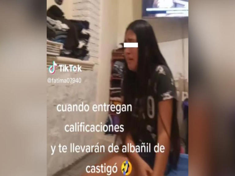 Por: Cortesía Jovencita es obligada a trabajar como albañil por sus malas calificaciones (Vídeo)