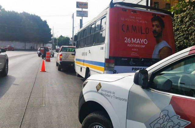 Por: Cortesía Aplica SMT 38 multas a unidades del transporte público de cuatro municipios