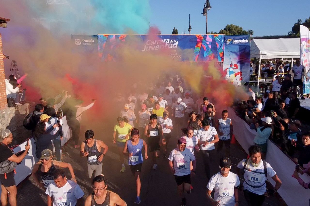 Comunicado oficial Más de 2 mil competidores participaron en la carrera de la Juventud 2023 de San Andrés Cholula