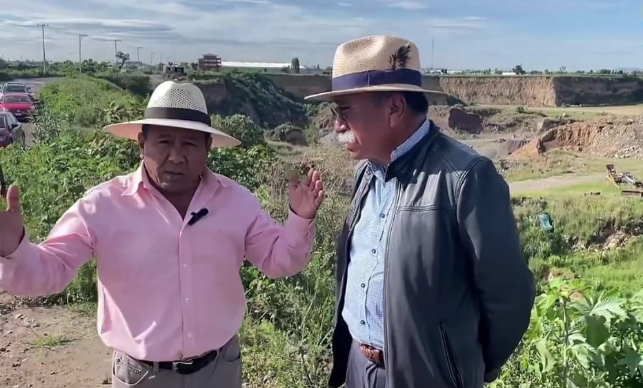 Coronango logra que minera rellene parte correspondiente a la avenida México-Puebla que convirtió en barranca