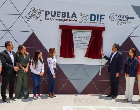 Gobierno de Puebla y municipio de San Pedro Cholula hacen equipo por el bienestar de las familias