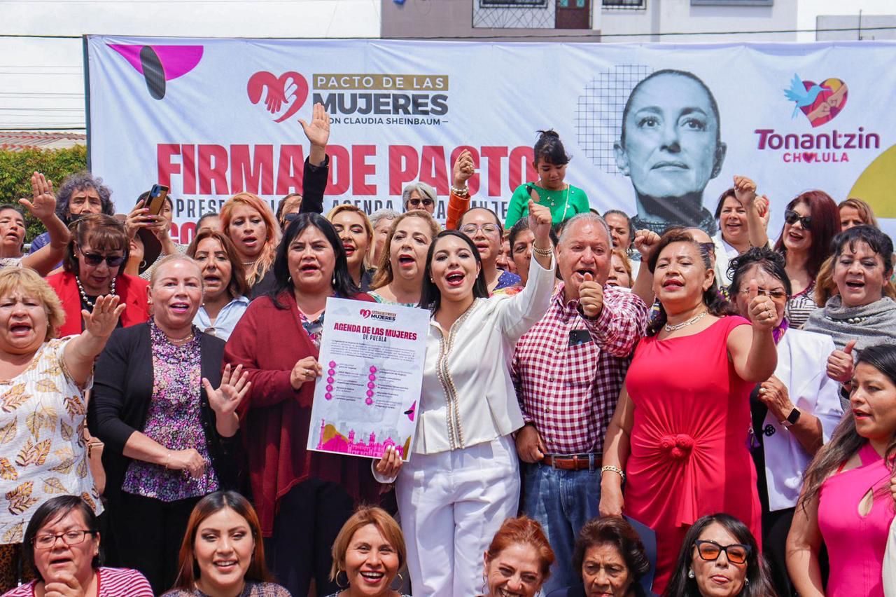 Comunicado oficial Con éxito realiza la firma del “Pacto de las Mujeres con Claudia Sheinbaum” y presentación de la Agenda de las Mujeres la diputada Tonantzin Fernández