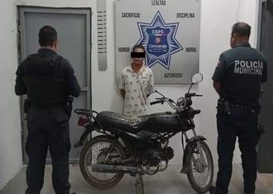 Por: Cortesía Lula Pineda En flagrancia detienen a Matías “N” gracias a labor de video vigilancia en Coronango