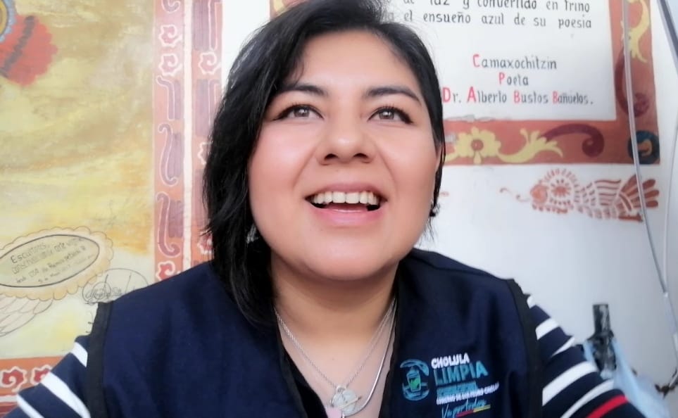 Por: Cortesía Lula Pineda Retiro de contenedores fijos inviable en perímetro del Pueblo Mágico cholulteca por regirse por normas del INAH