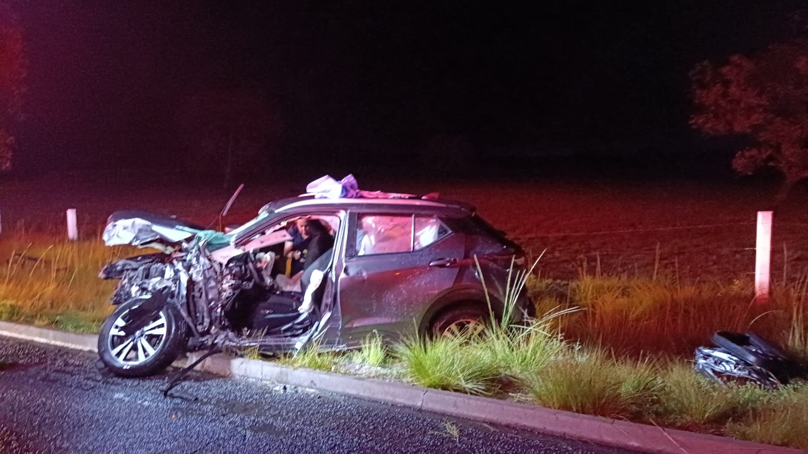 Chocan tráileres en la Amozoc-Perote; rescatan a una mujer que quedó prensada