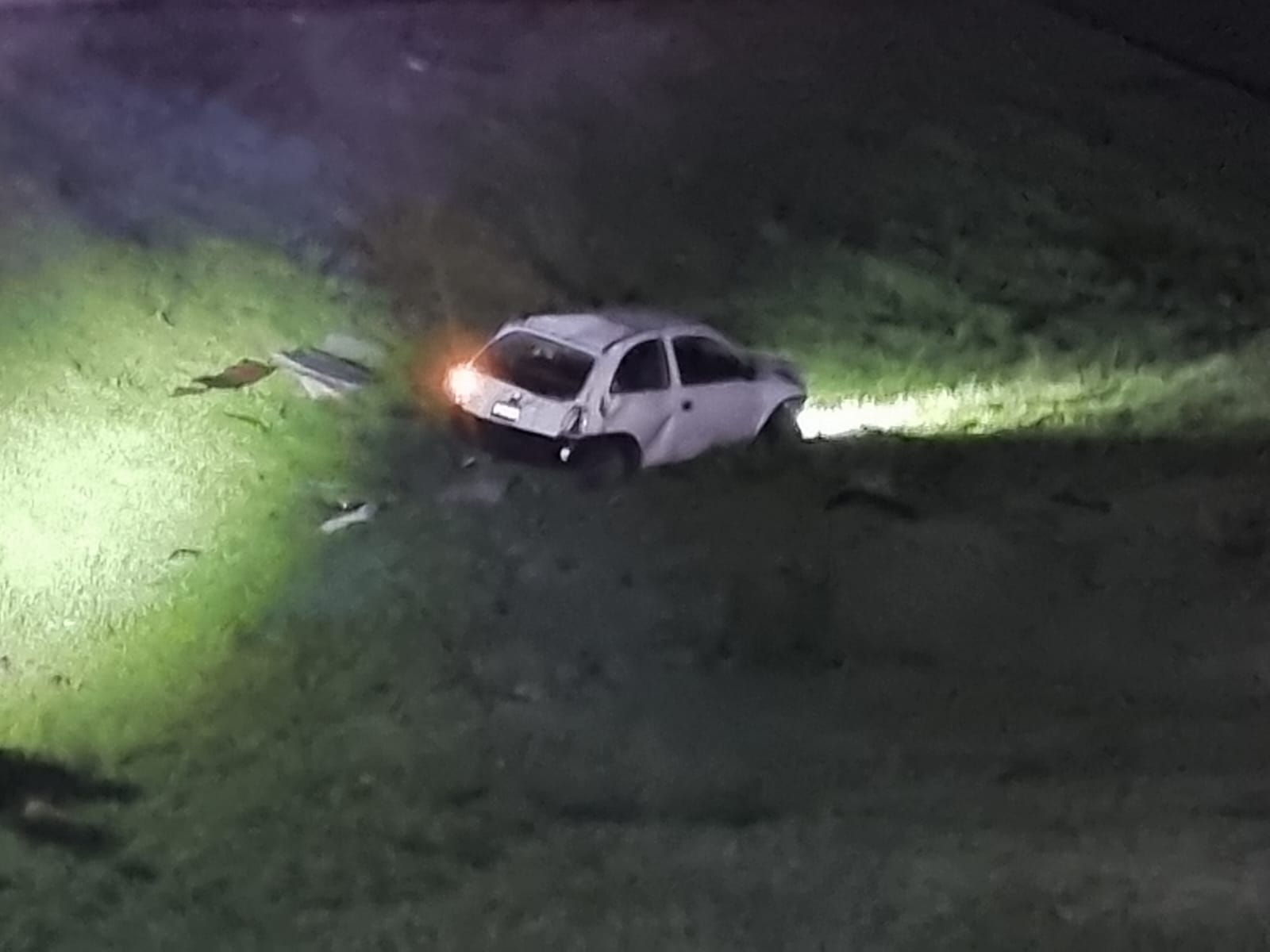 Vuelca automóvil en Hueyotlipan; un hombre perdió la vida 