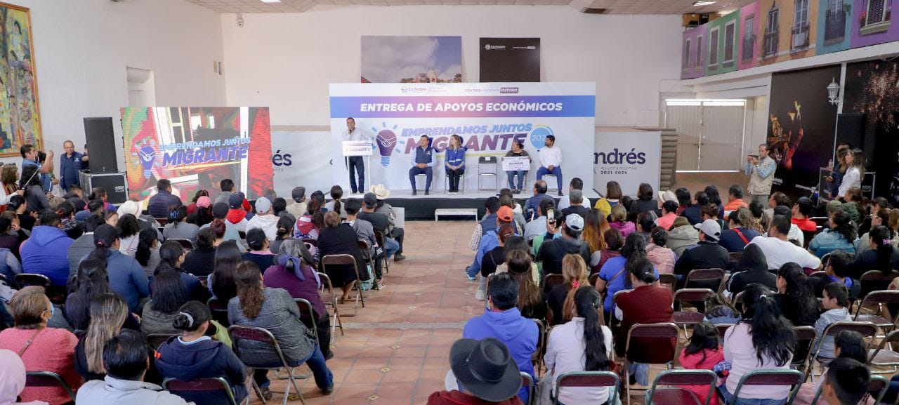 Comunicado oficial Entrega Mundo Tlatehui estímulos económicos a familias sanandreseñas migrantes