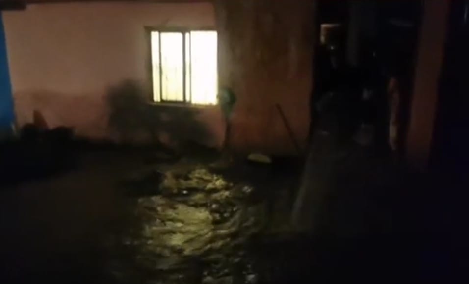 Lluvias severas provocan afectación en 5 viviendas en colonia Lázaro Cárdenas