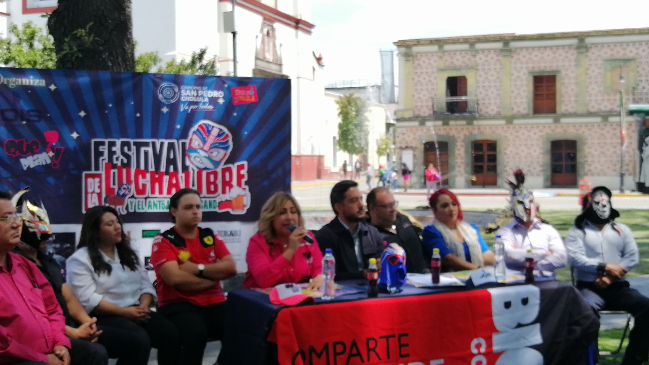 Por: Cortesía Lula Pineda Lucha Libre y el Antojito Mexicano en San Pedro Cholula los días 22,23 y 24 de septiembre