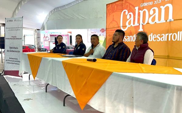  Calpan y gobierno de Puebla mantienen compromiso, niñas y mujres libres de violencia de género