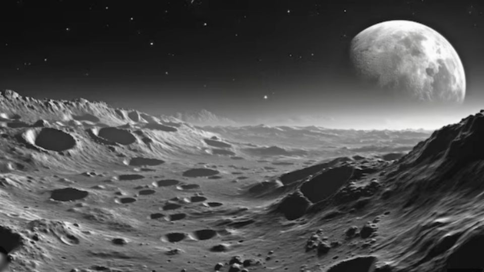 Por: Cortesía Así luce el Polo Sur de la Luna en increíbles fotos tomadas gracias a una misión espacial de la India