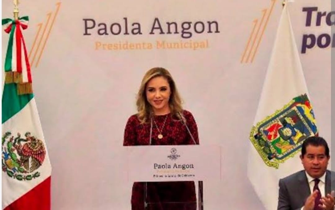 En tiempo y forma Paola Angon, dará a conocer fecha, lugar y hora de su informe de labores