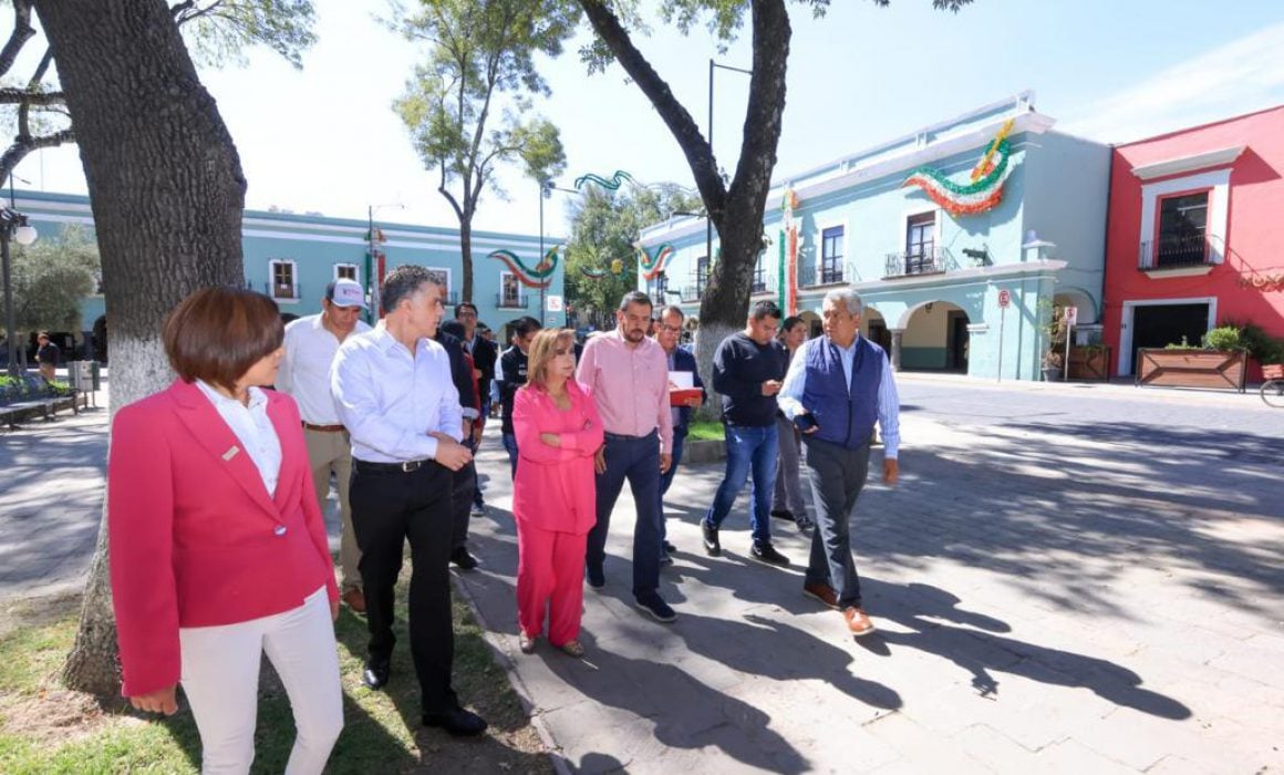 Por: Cortesía Verifica Lorena Cuéllar Plaza de la Constitución para el mundial de voleibol