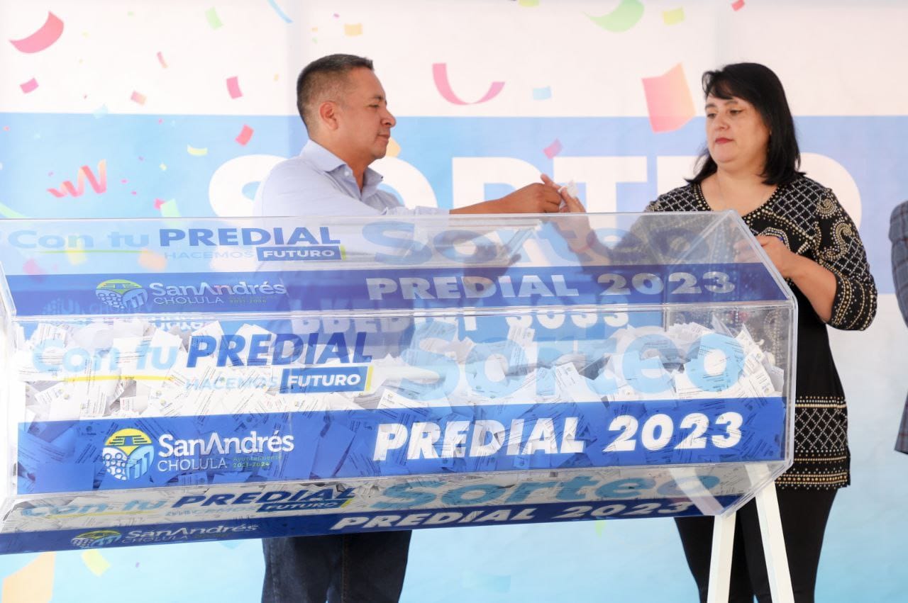 Comunicado oficial Encabeza Mundo Tlatehui el Sorteo Predial 2023