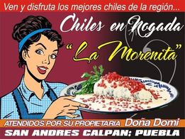 Por: Cortesía Lula Pineda Más viva que nunca la 20va. Feria del Chile en Nogada en Calpan
