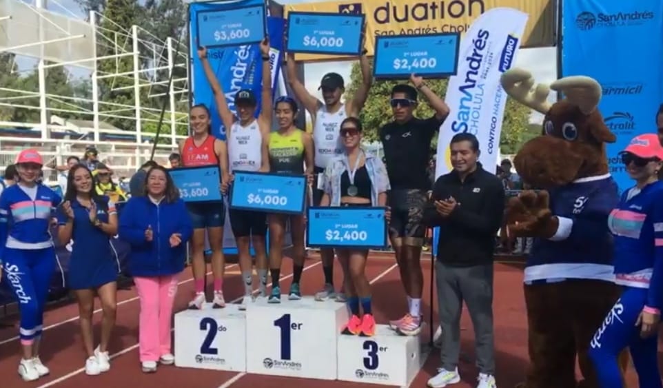 Por: Cortesía Lula Pineda San Andrés Cholula nuevamente escenario del Duatlón 2023