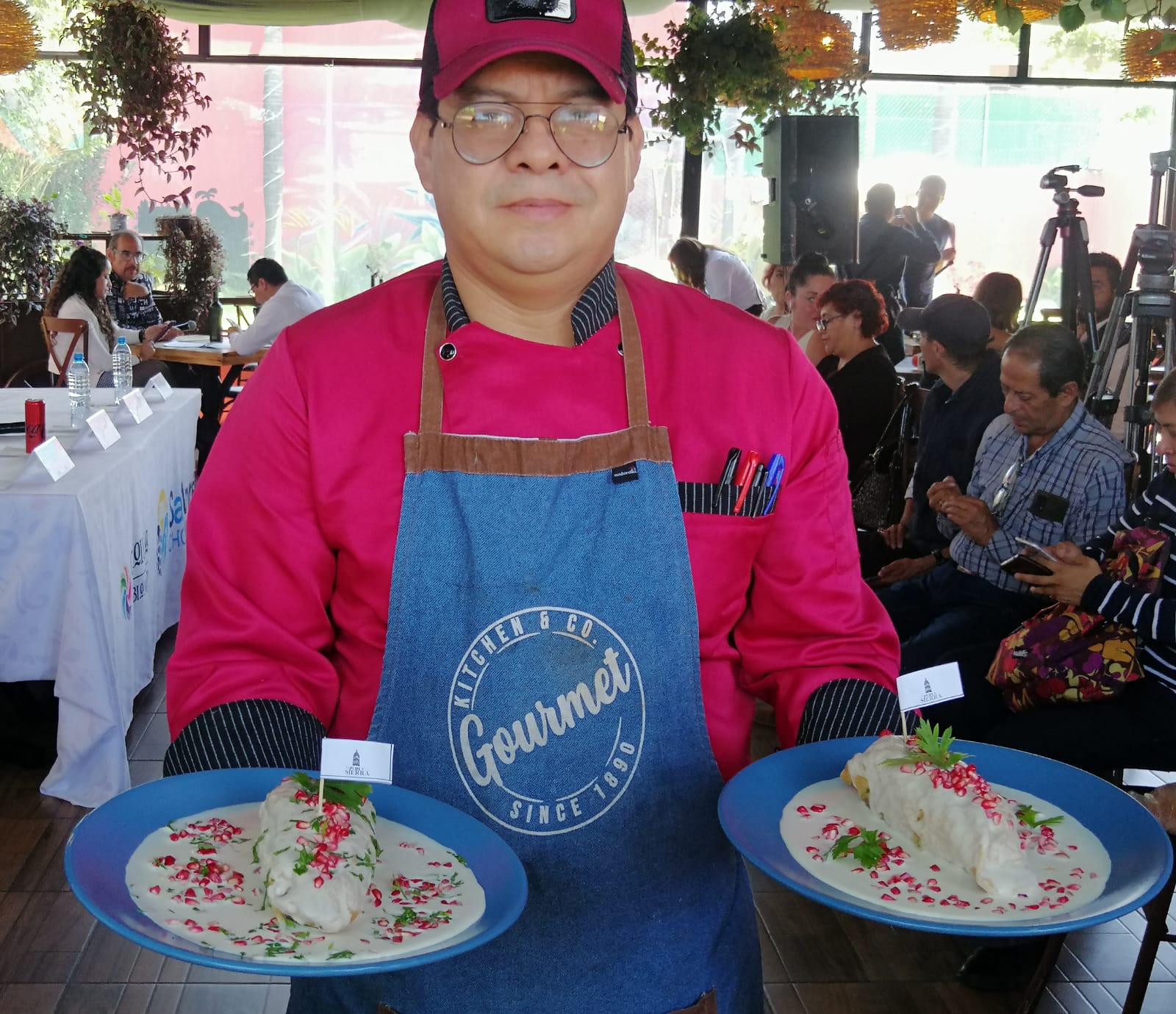 Aperturan primera edición ruta La Magia del sabor Chile en Nogada en San Andrés Cholula