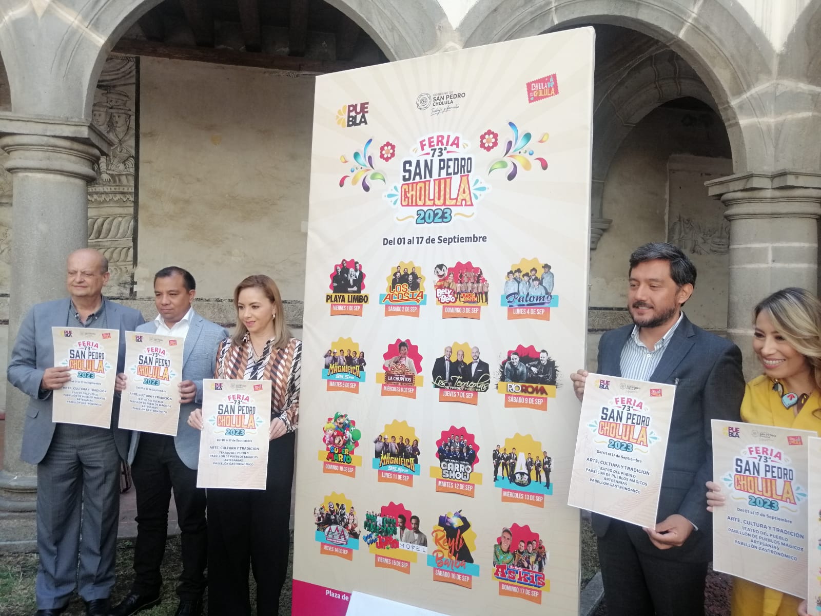 Anuncia Paola Angon, edición 73 de la Feria de San Pedro Cholula 2023