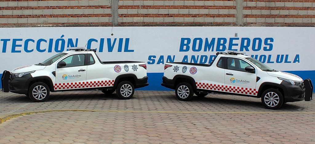 Continúa el fortalecimiento de equipamiento vehicular para Protección Civil de San Andrés Cholula