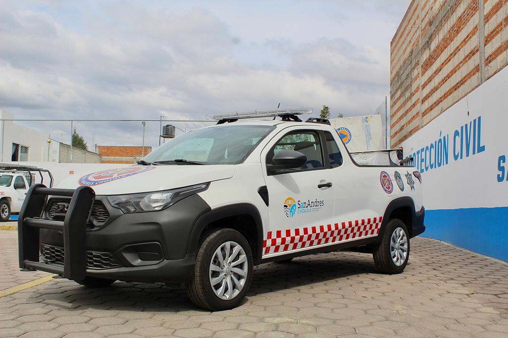 Comunicado oficial Continúa el fortalecimiento de equipamiento vehicular para Protección Civil de San Andrés Cholula