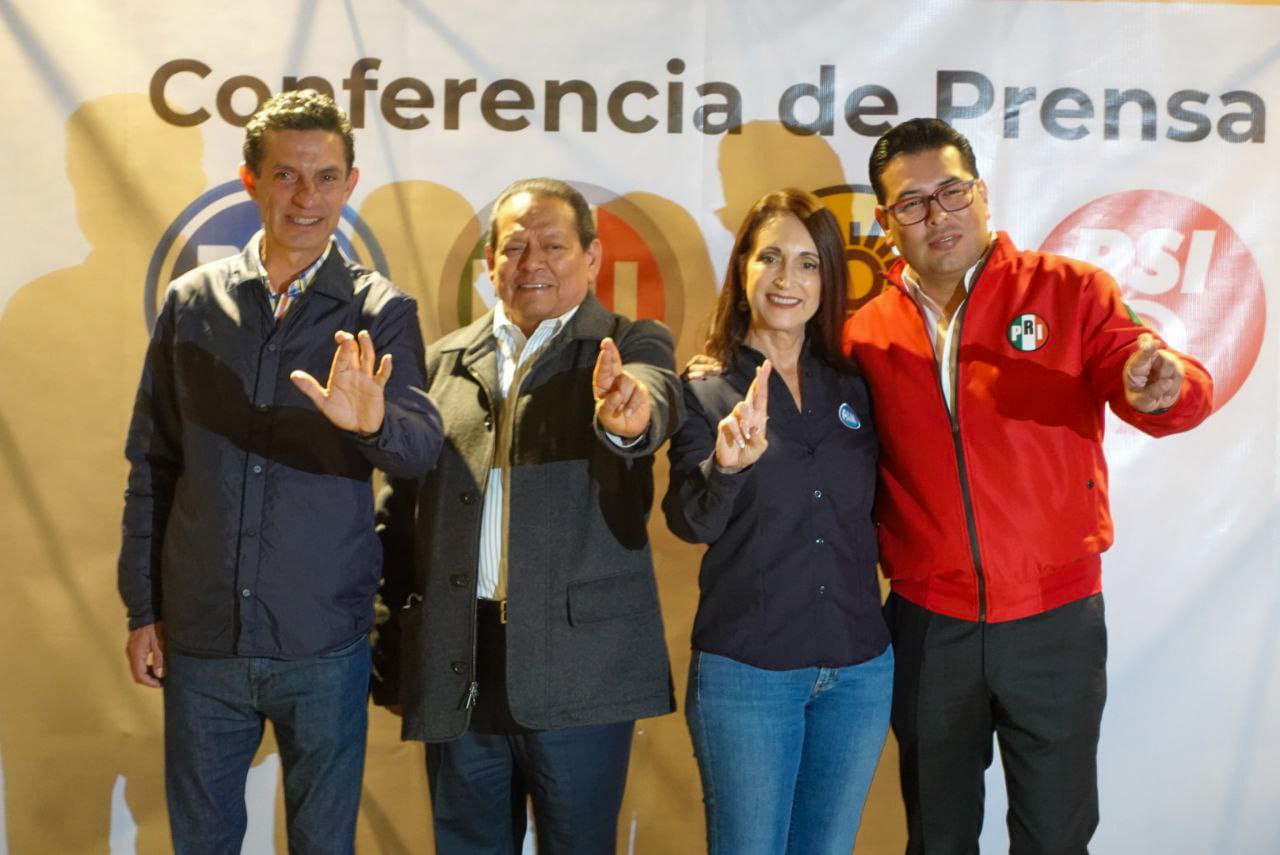 Por: Cortesía Destaca Eduardo Rivera fortalecimiento de la Alianza PRI-PAN-PRD con integración del PSI