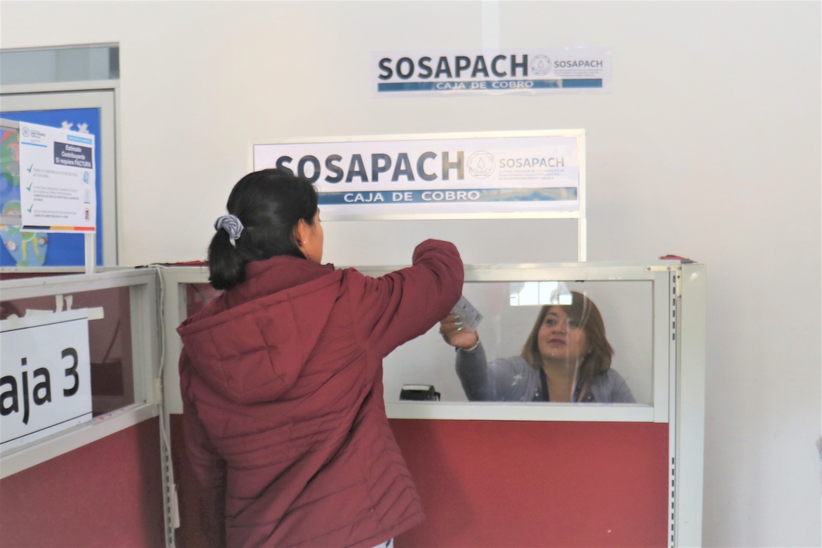 Comunicado oficial Arranca nuevo módulo de pago de SOSAPACH, en Casa del Pueblo