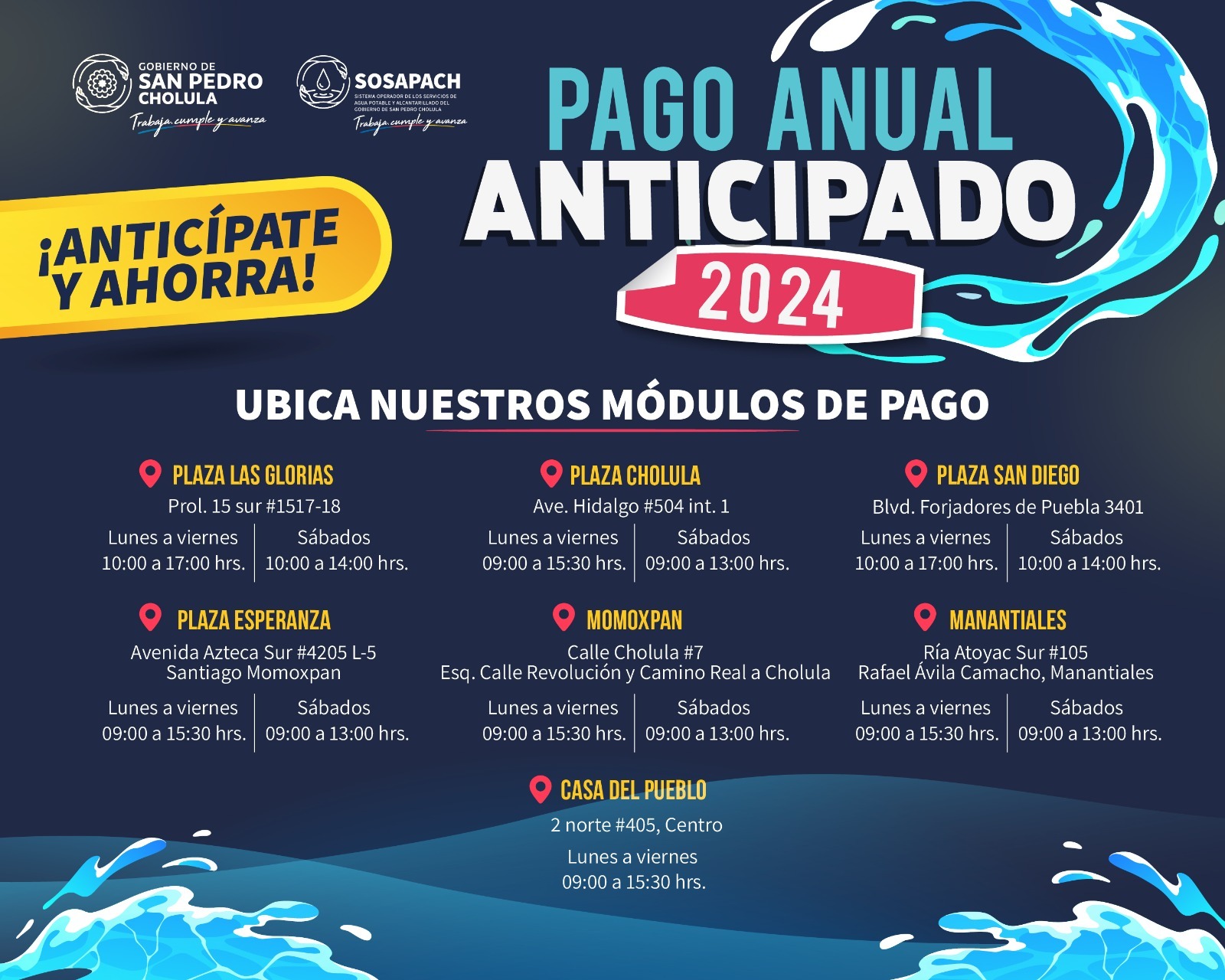 SOSAPACH anuncia descuentos por pago anual anticipado para 2024