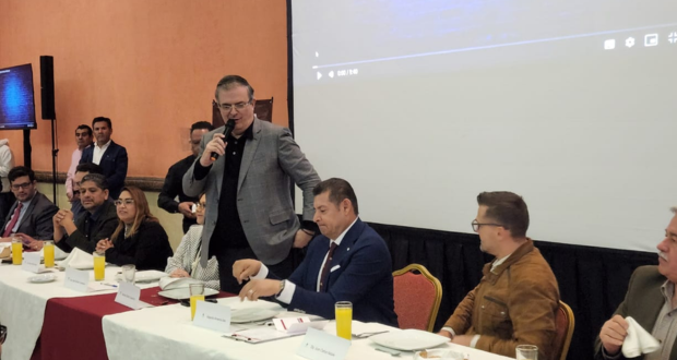 Por: Cortesía Alejandro Armenta Mier se reúne con Marcelo Ebrad y fortalece alianzas políticas de cara a su precampaña