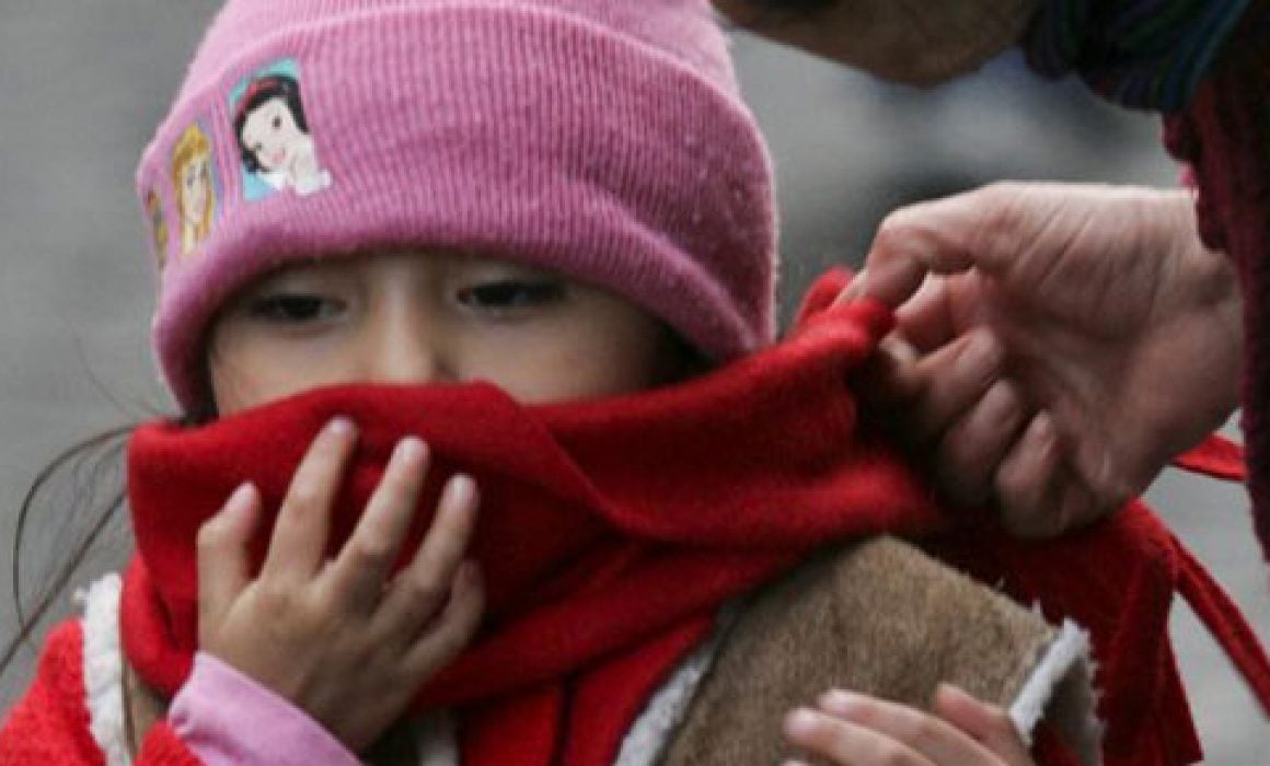 Continúa frío en Tlaxcala de -5 a 0 grados por la mañana