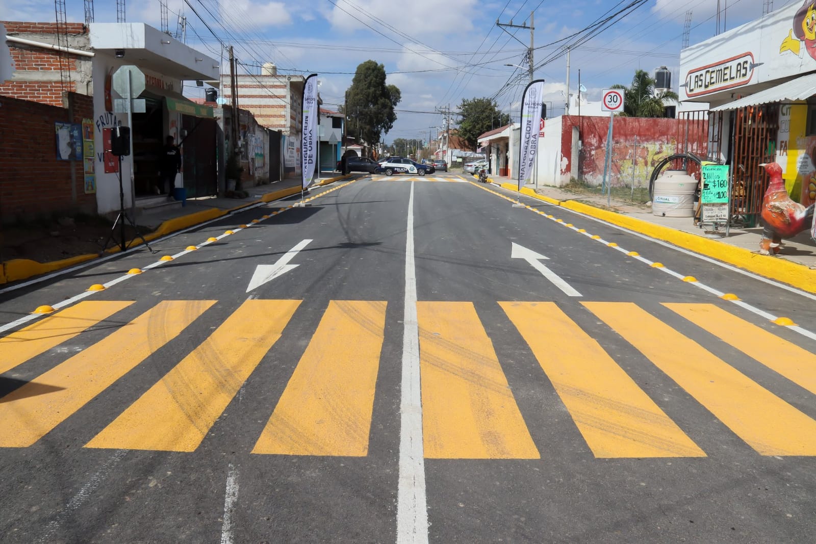 Comunicado oficial Paola Angon entrega pavimentación de la calle Vicente Guerrero en Tepontla
