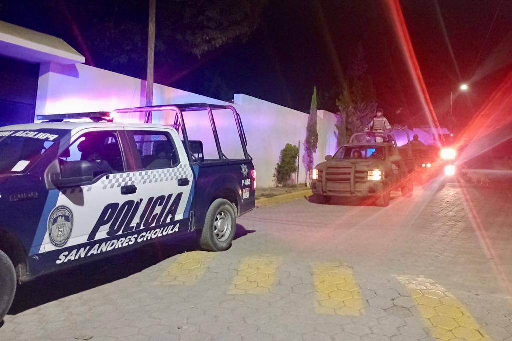 Comunicado oficial Refuerzan SEDENA y policía de San Andrés Cholula seguridad ante temporada decembrina