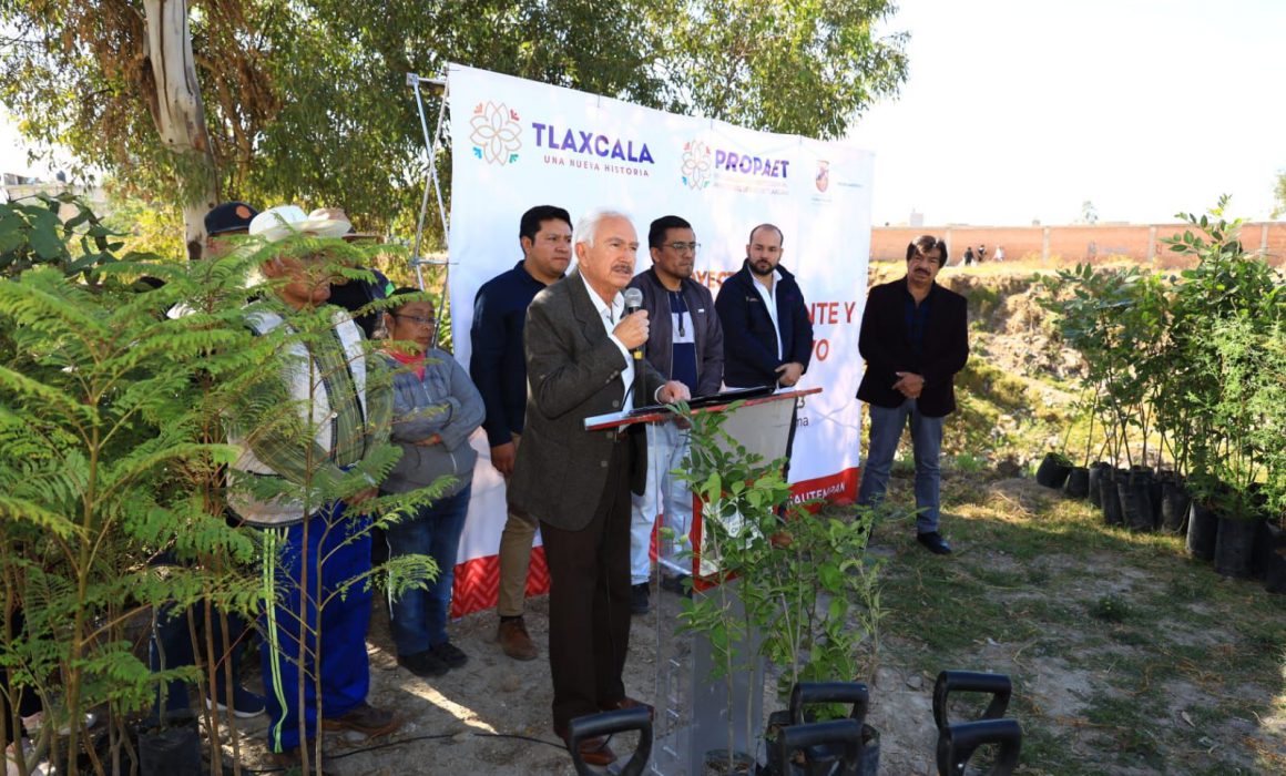 Por: Cortesía En Chiautempan se inicia el proyecto Beneficio del ambiente y bienestar